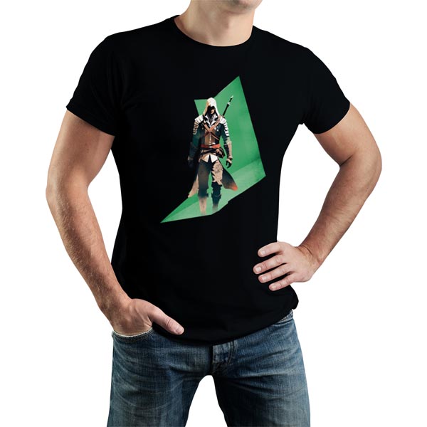 mannequin tee shirt colored thunder assassin