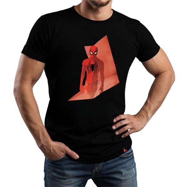 mannequin tee shirt colored thunder homme araignée