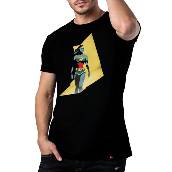 mannequin tee shirt colored thunder super héroïne