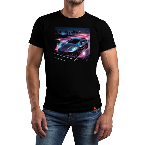 mannequin tee shirt cyber voiture 812 superfast