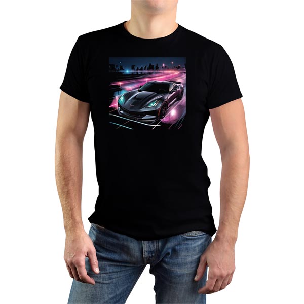 mannequin tee shirt cyber voiture c7