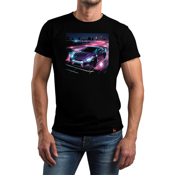 mannequin tee shirt cyber voiture gtr