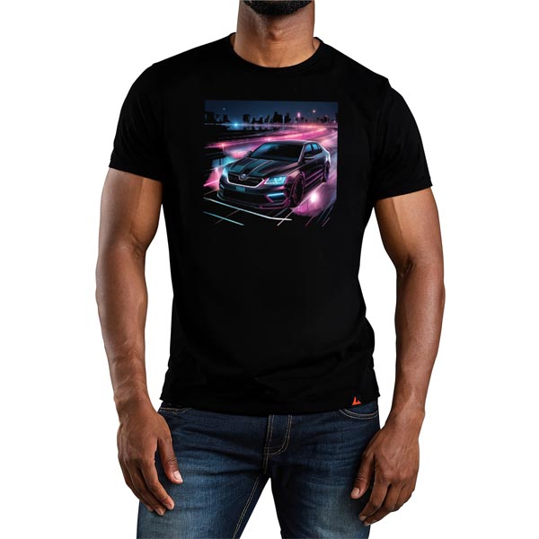 mannequin tee shirt cyber voiture octavia rs