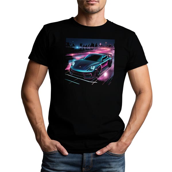 mannequin tee shirt cyber voiture taycan