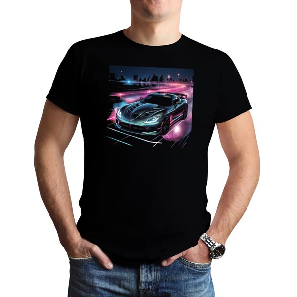 mannequin tee shirt cyber voiture viper