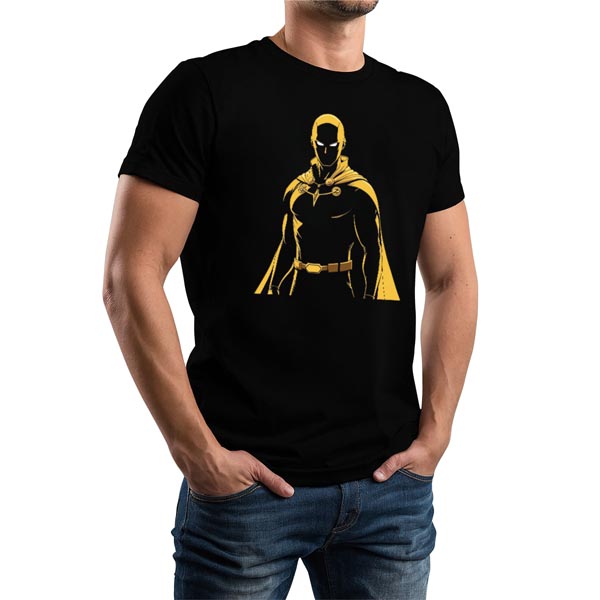 mannequin tee shirt reflet chauve capé