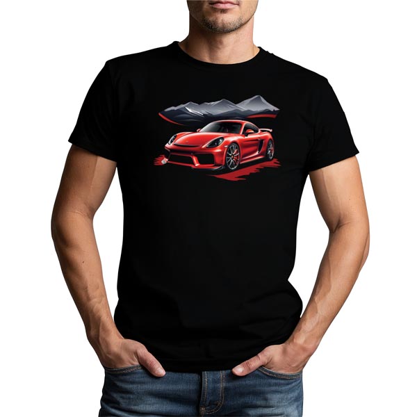 mannequin tee shirt magmatic car cayman gt4