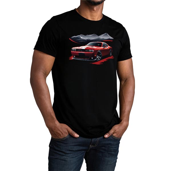 mannequin tee shirt magmatic car challenger srt