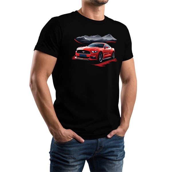 mannequin tee shirt magmatic car mustang