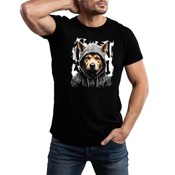 mannequin tee shirt hoodie chien