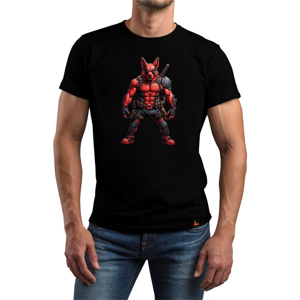 mannequin tee shirt super beast berger allemand mercenaire