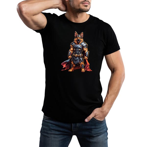 mannequin tee shirt super beast berger allemand thor