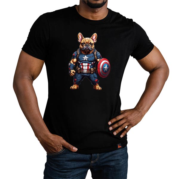 mannequin tee shirt super beast bulldog captain