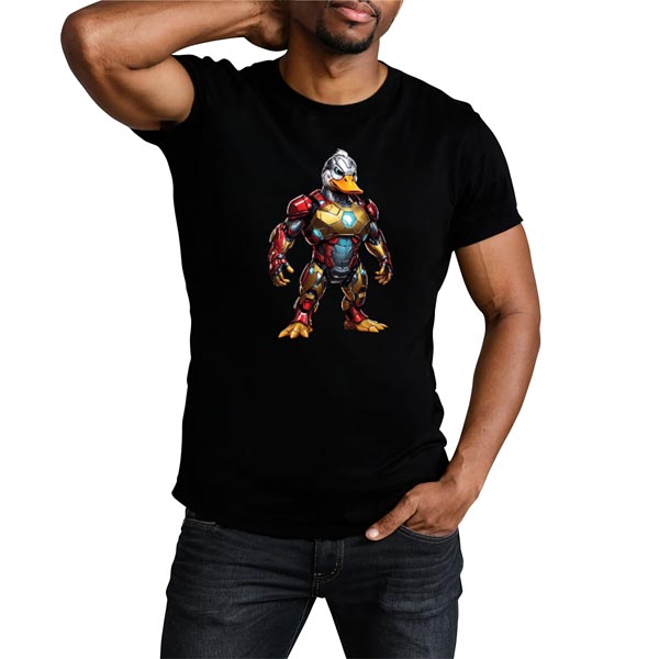 mannequin tee shirt super beast canard iron