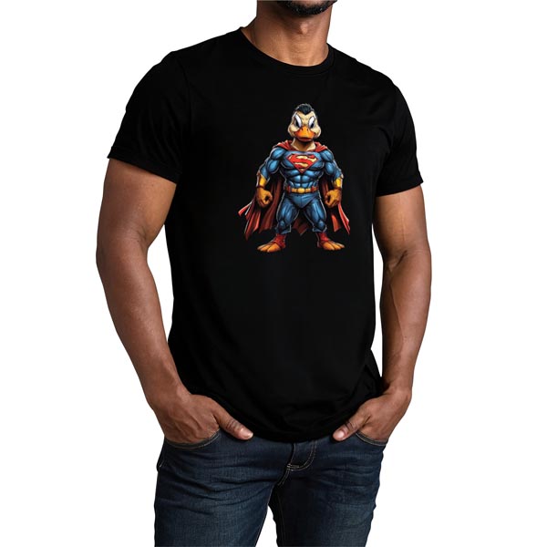 mannequin tee shirt super beast canard super héros