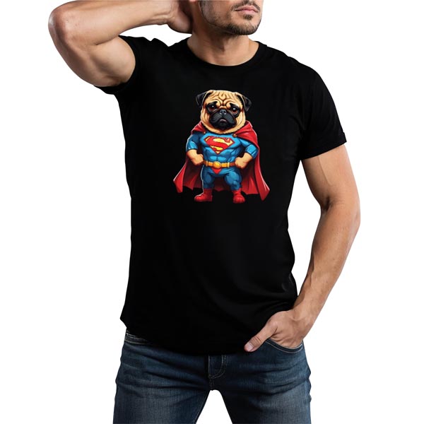 mannequin tee shirt super beast carlin super héros