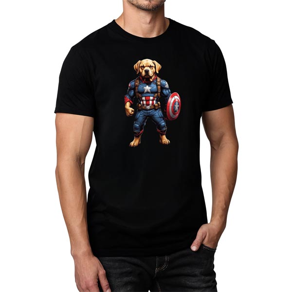 mannequin tee shirt super beast labrador captain