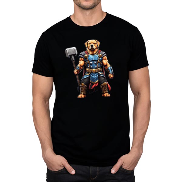 mannequin tee shirt super beast labrador thor