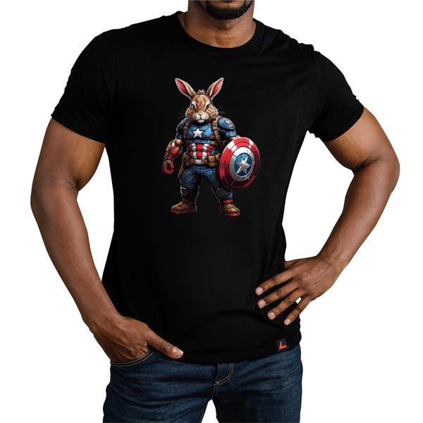 mannequin tee shirt super beast lapin captain