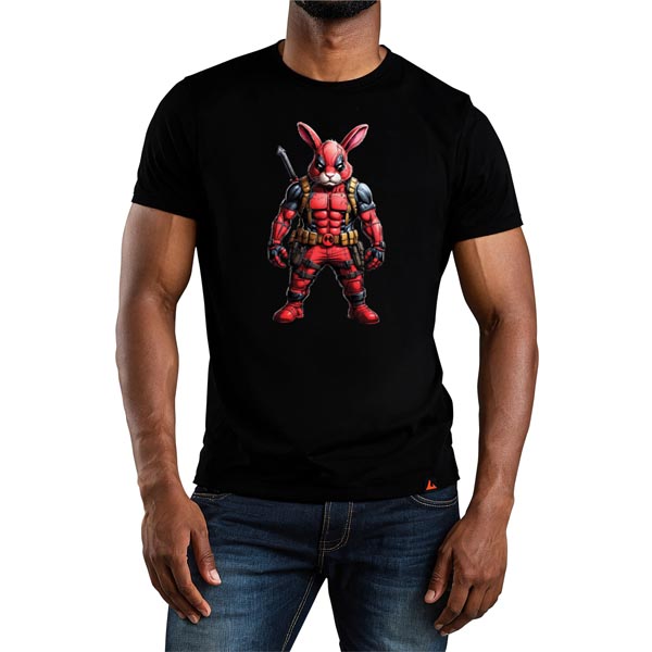 mannequin tee shirt super beast lapin mercenaire