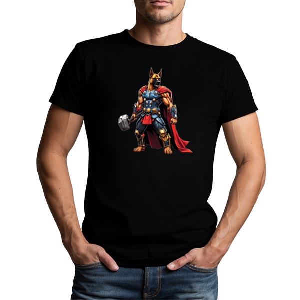 mannequin tee shirt super beast malinois thor