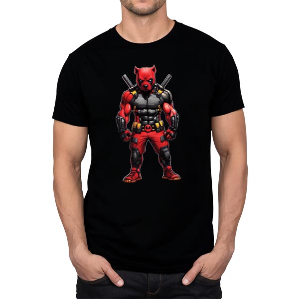 mannequin tee shirt super beast pitbull mercenaire