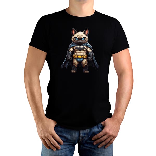 mannequin tee shirt super beast siamois chevalier noir