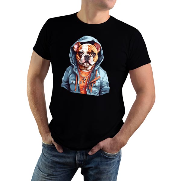 mannequin tee shirt magmatic urban vibes bulldog français