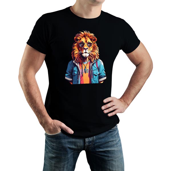 mannequin tee shirt magmatic urban vibes lion