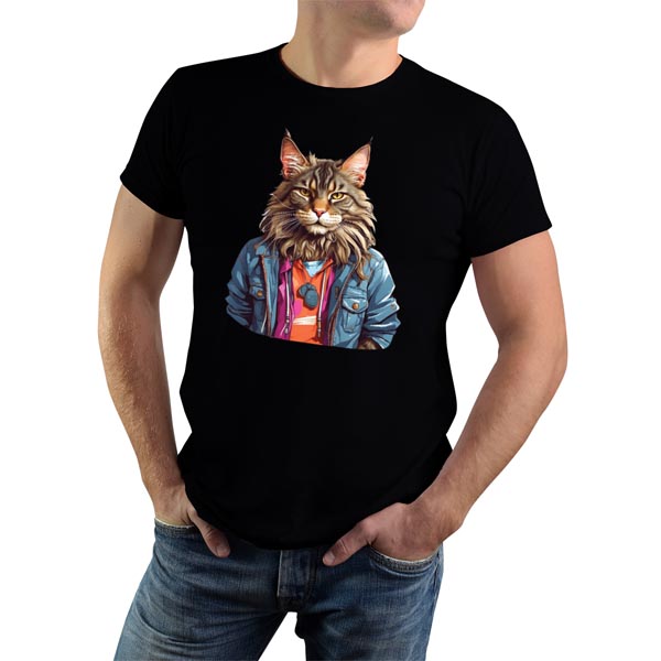 mannequin tee shirt magmatic maine coon