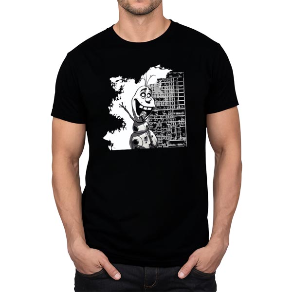 mannequin tee shirt zombie bonhomme de neige