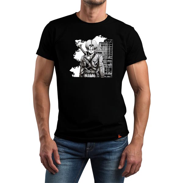 mannequin tee shirt zombie guerrier du futur