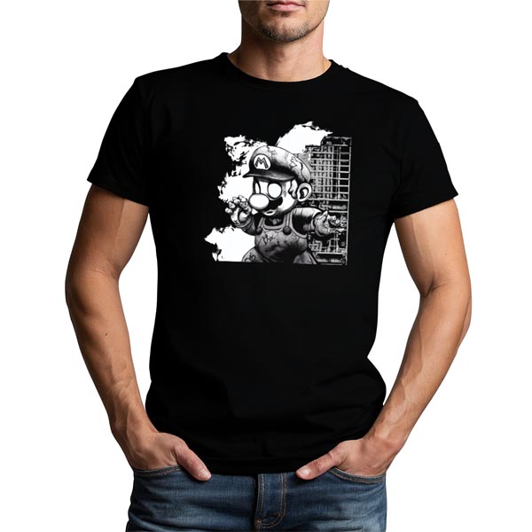 mannequin tee shirt zombie plombier