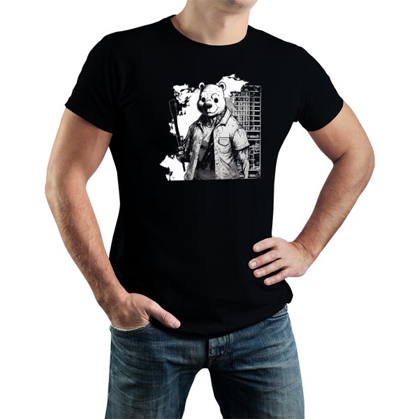 mannequin tee shirt zombie ourson