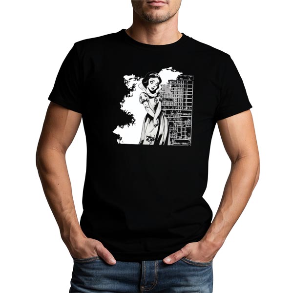 mannequin tee shirt zombie princesse des bois