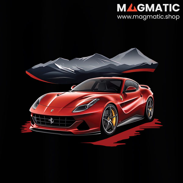 visuel tee shirt magmatic car 812 superfast