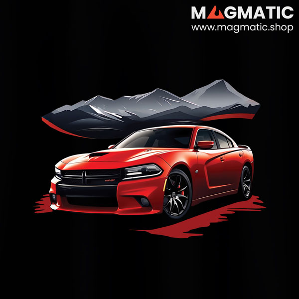 visuel tee shirt magmatic car charger srt