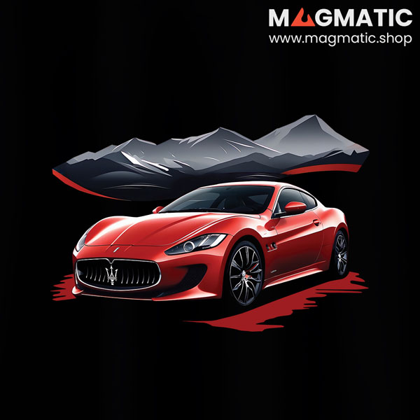 visuel tee shirt magmatic car granturismo