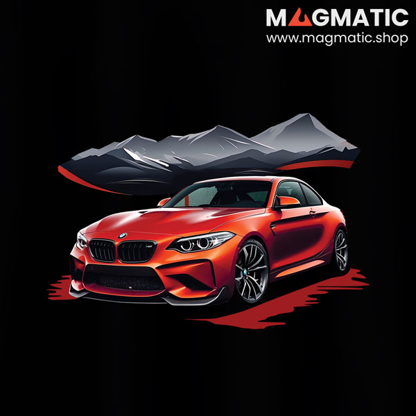 visuel tee shirt magmatic car m2