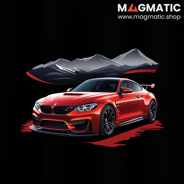 visuel tee shirt magmatic car m4