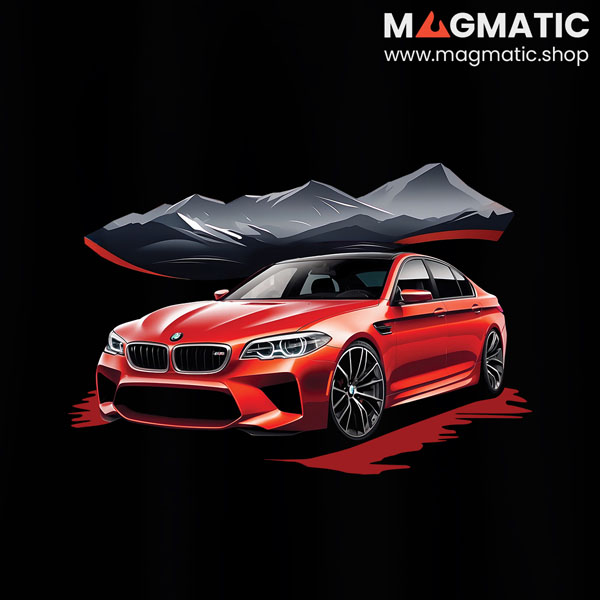 visuel tee shirt magmatic car m5