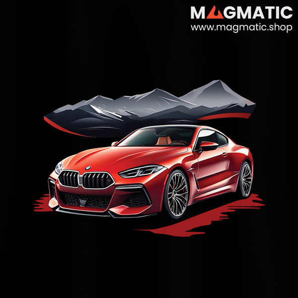 visuel tee shirt magmatic car m8