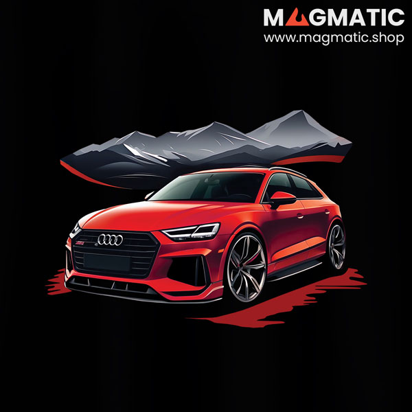 visuel tee shirt magmatic car rsq3