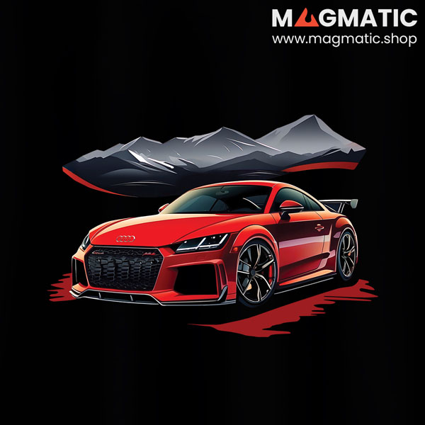 visuel tee shirt magmatic car tt rs