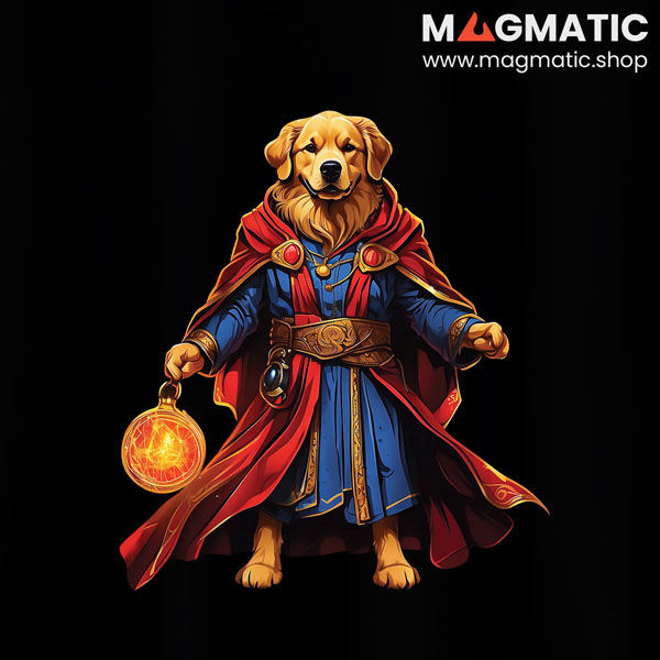 visuel super beast golden retriever docteur