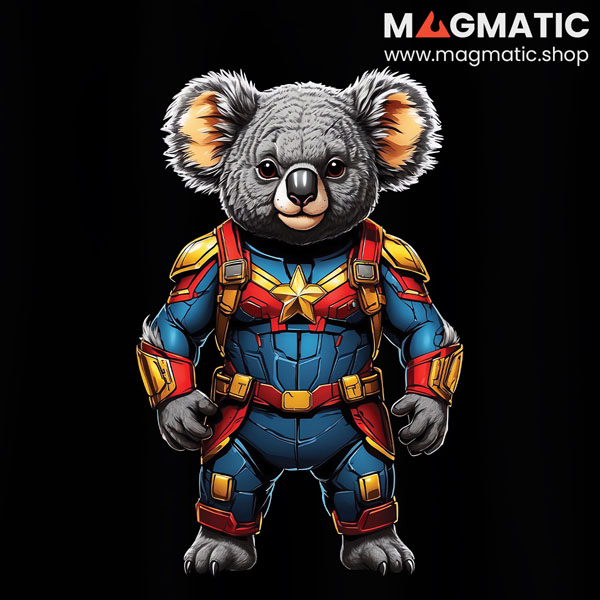 visuel super beast koala captain m