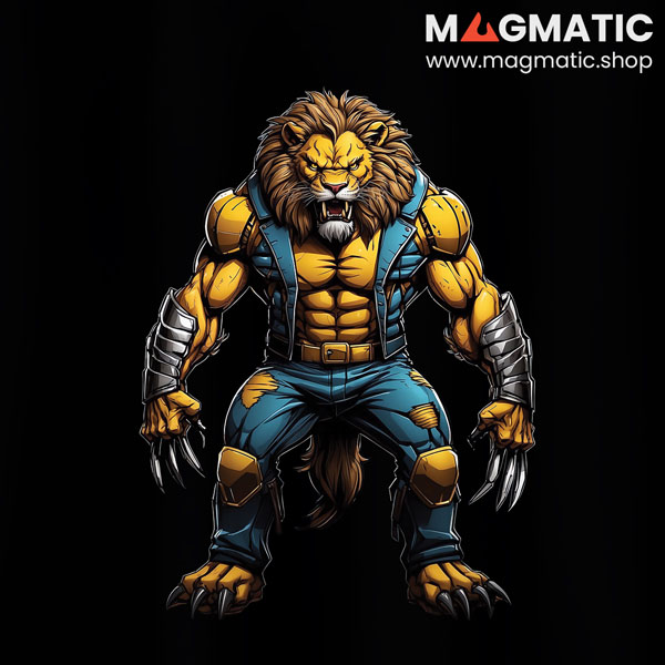 visuel super beast lion logan