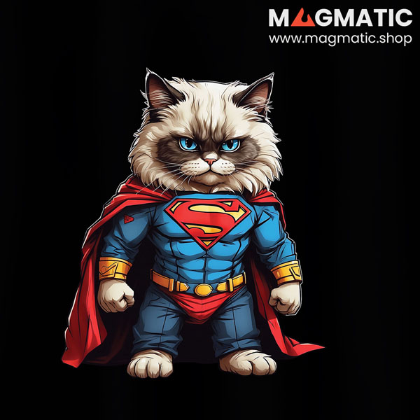 visuel super beast ragdoll super héros