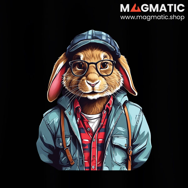 visuel tee shirt magmatic lapin